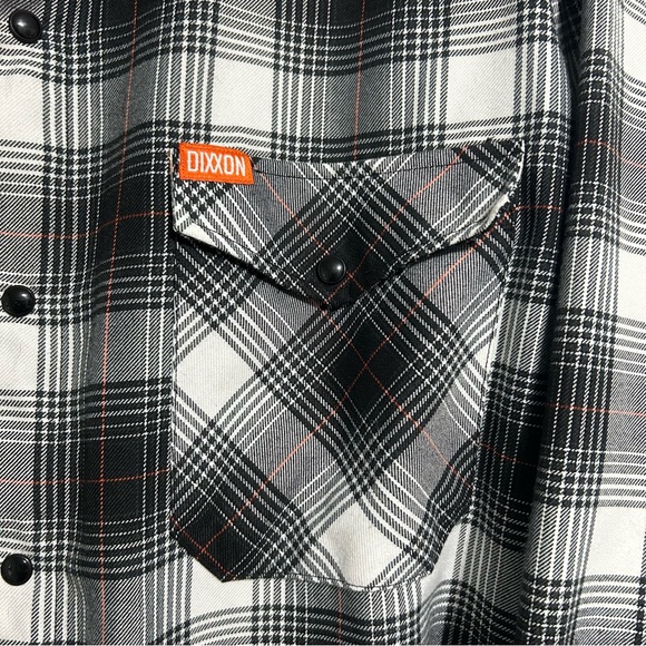Dixxon ARTHUR Men’s 3X Plaid Long Sleeve Button Up Halloween Fall Flannel Shirt - Picture 2 of 13
